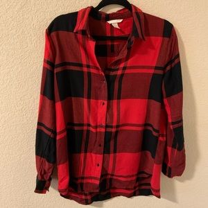 Buffalo plaid button up